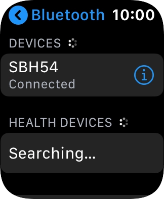 Press the Digital Crown to return to the home screen. Press the Digital Crown to return to the home screen.