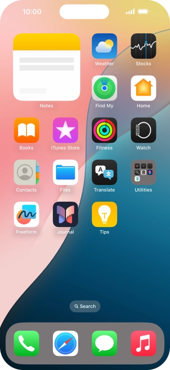 If you're using a Widget Stack: slide up or down on the stack to select the required widget. If you're using a Widget Stack: slide up or down on the stack to select the required widget.