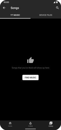 Press DEVICE FILES and go to the required audio file. Press DEVICE FILES and go to the required audio file.