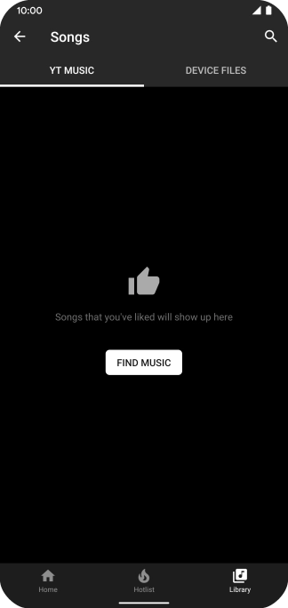 Press DEVICE FILES and go to the required audio file. Press DEVICE FILES and go to the required audio file.