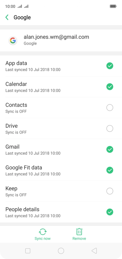 Press the field next to Press the field next to