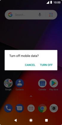 If you turn off the function, press TURN OFF. If you turn off the function, press TURN OFF.
