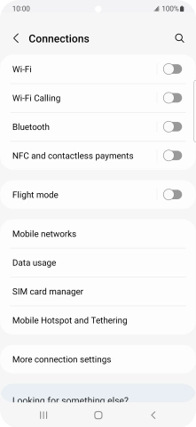 Press SIM card manager. Press SIM card manager.