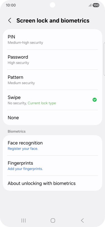 Press Fingerprints. Press Fingerprints.