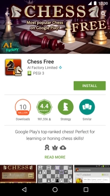 Press INSTALL. Press INSTALL.