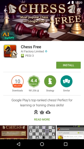 Press INSTALL. Press INSTALL.