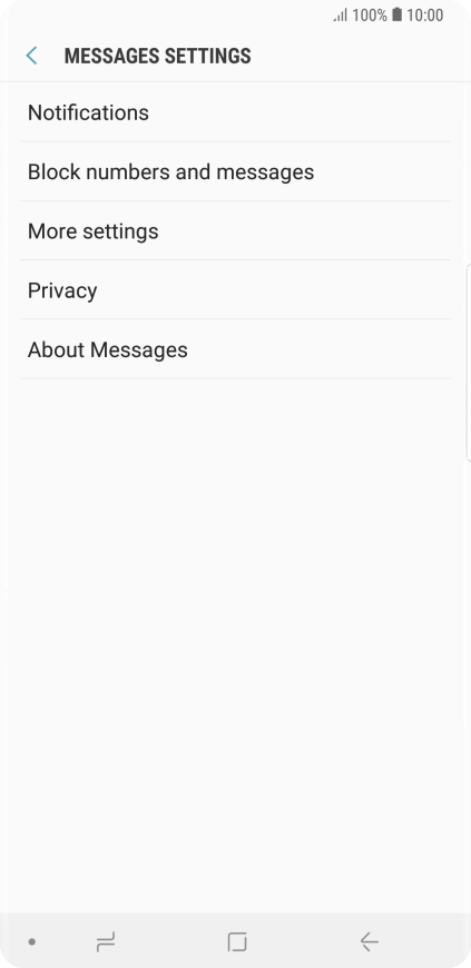 Press More settings. Press More settings.