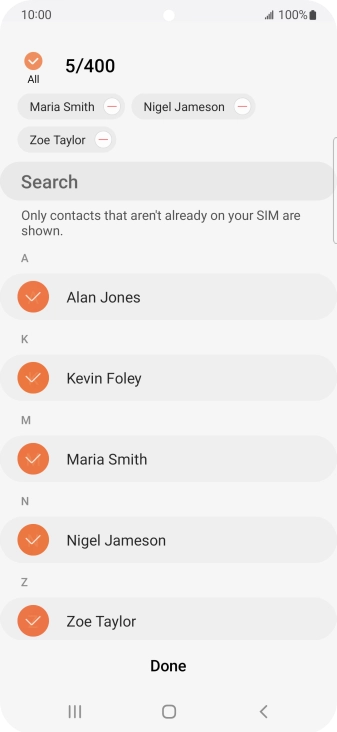 Press Done. Press Done.