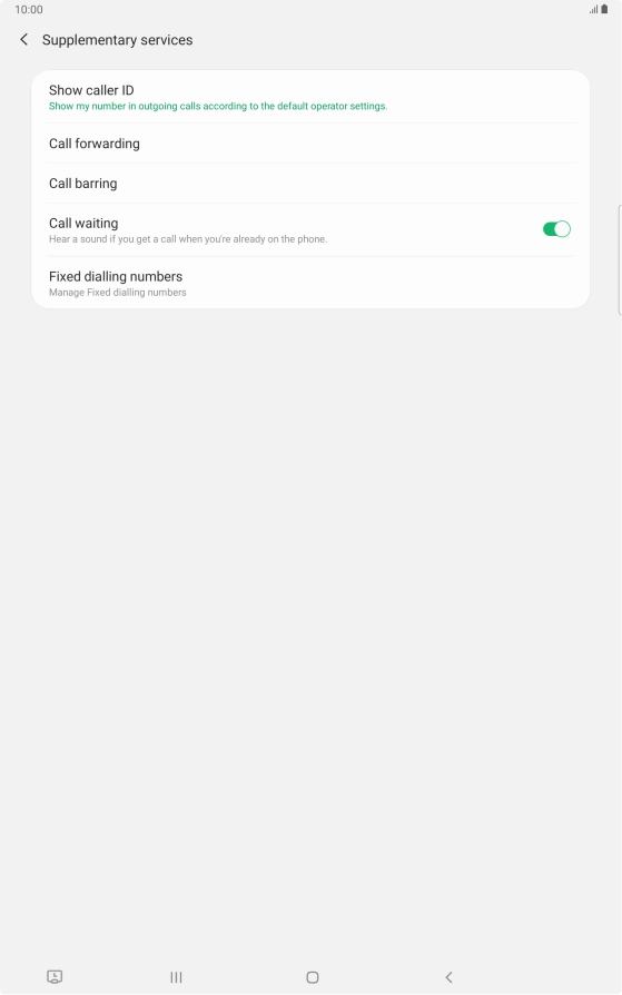 Press the indicator next to Press the indicator next to