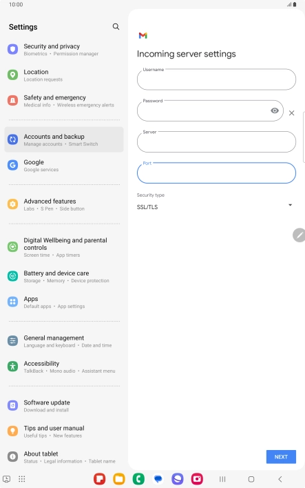 Press NEXT. Press NEXT.