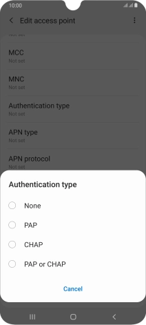 Press PAP. Press PAP.