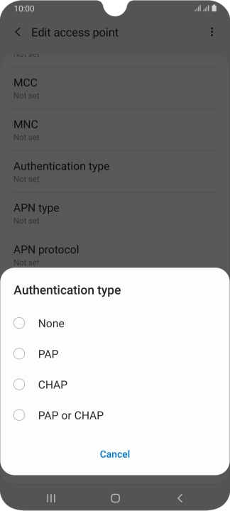 Press PAP. Press PAP.