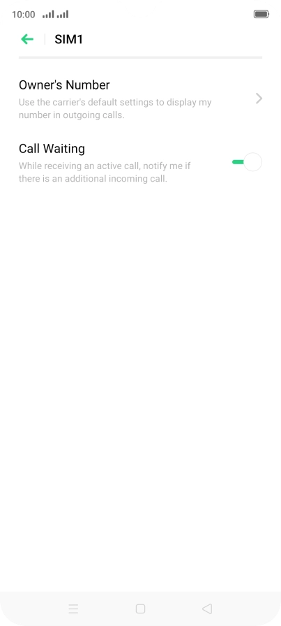 Press Owner's Number. Press Owner's Number.