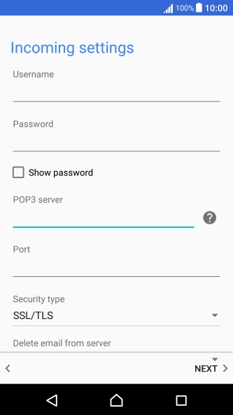 Press the field below Press the field below