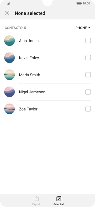 Press Select all. Press Select all.