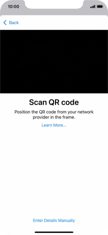Place the QR code you've received inside the phone camera frame to scan the code. Place the QR code you've received inside the phone camera frame to scan the code.
