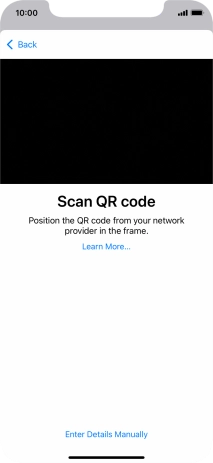 Place the QR code you've received inside the phone camera frame to scan the code. Place the QR code you've received inside the phone camera frame to scan the code.