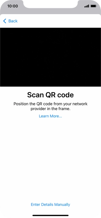 Place the QR code you've received inside the phone camera frame to scan the code. Place the QR code you've received inside the phone camera frame to scan the code.
