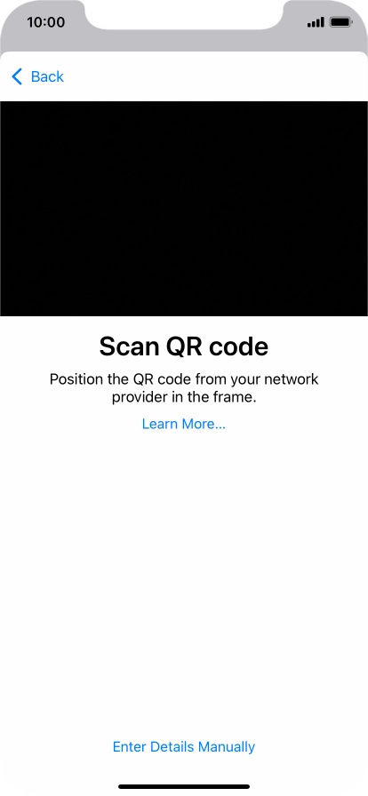 Place the QR code you've received inside the phone camera frame to scan the code. Place the QR code you've received inside the phone camera frame to scan the code.