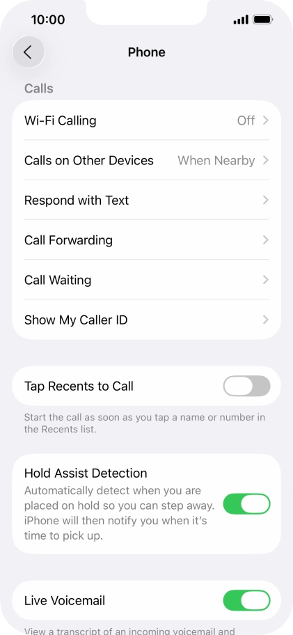 Press Wi-Fi Calling. Press Wi-Fi Calling.