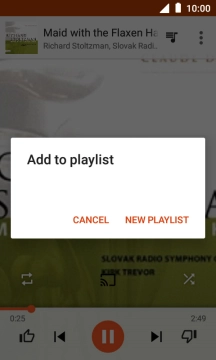 Press NEW PLAYLIST. Press NEW PLAYLIST.