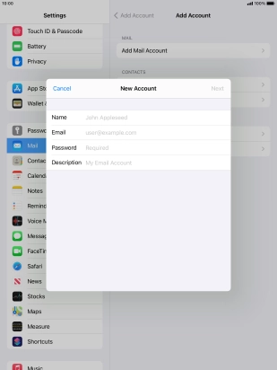 Press Name and key in the required sender name. Press Name and key in the required sender name.