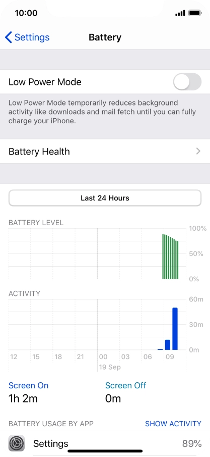 Press Battery Health. Press Battery Health.