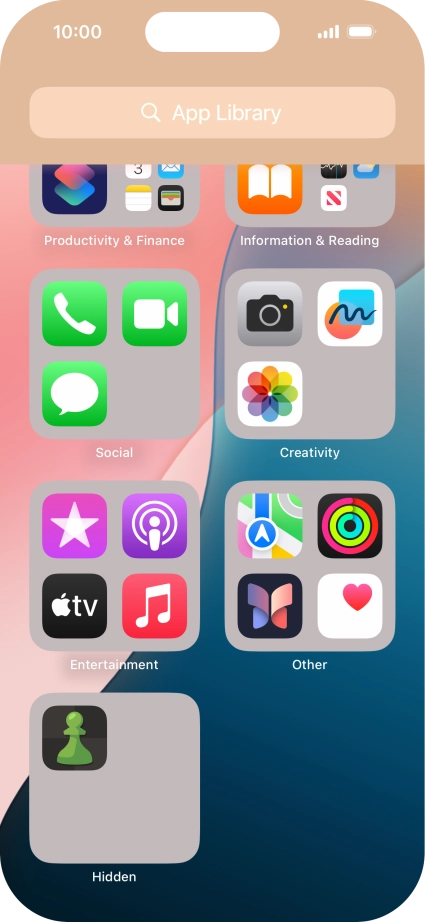 Press and hold the required app. Press and hold the required app.