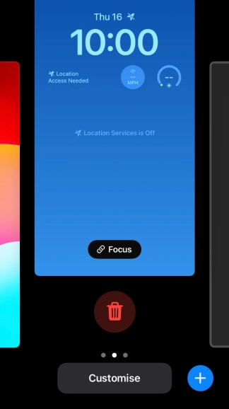Press the delete icon. Press the delete icon.