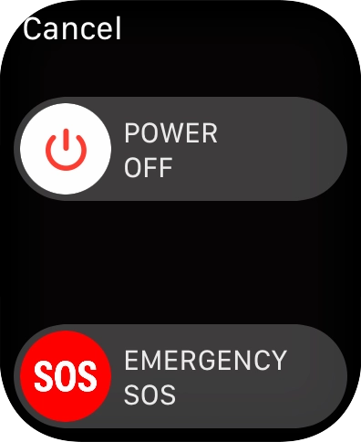 Press and drag the power off icon right. Press and drag the power off icon right.