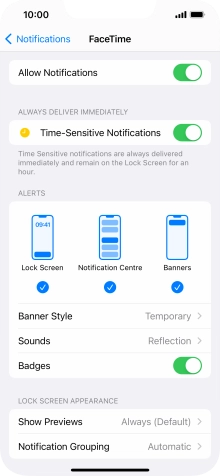 Press the indicator next to Press the indicator next to