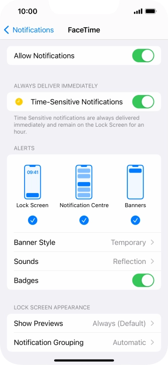 Press the indicator next to Press the indicator next to