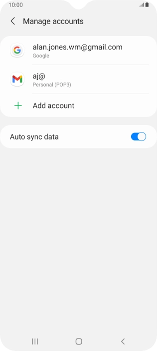 Press the Home key to return to the home screen. Press the Home key to return to the home screen.