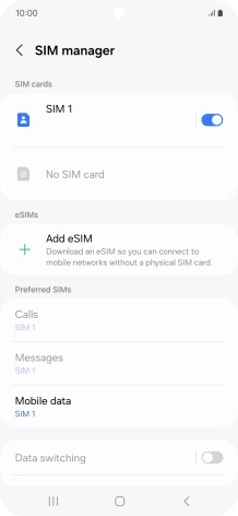 Press Add eSIM. Press Add eSIM.
