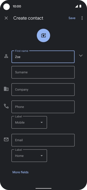 Press Surname and key in the required last name. Press Surname and key in the required last name.