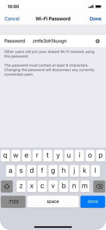 Press Done. Press Done.