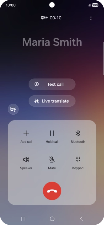 Press Live translate. Press Live translate.