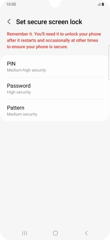Press the required phone lock code and follow the instructions on the screen to create an additional phone lock code. Press the required phone lock code and follow the instructions on the screen to create an additional phone lock code.