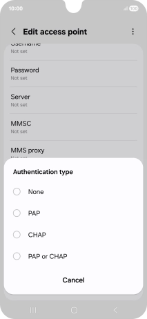 Press PAP. Press PAP.