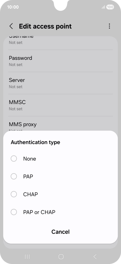 Press PAP. Press PAP.