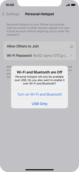 If Wi-Fi is turned off, press Turn on Wi-Fi and Bluetooth. If Wi-Fi is turned off, press Turn on Wi-Fi and Bluetooth.