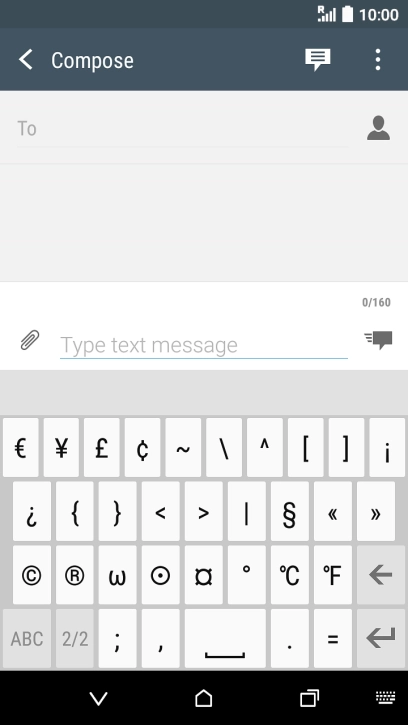 Press ABC to return to text input. Press ABC to return to text input.