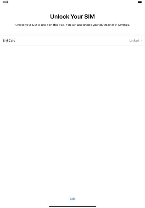 Press SIM Card. Press SIM Card.