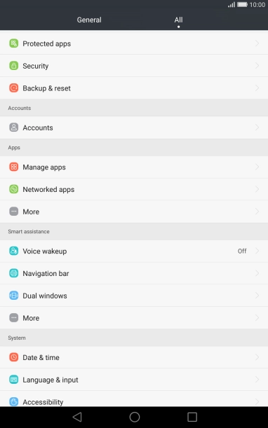 Press Backup & reset. Press Backup & reset.