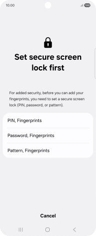 Press the required phone lock code and follow the instructions on the screen to create an additional phone lock code. Press the required phone lock code and follow the instructions on the screen to create an additional phone lock code.