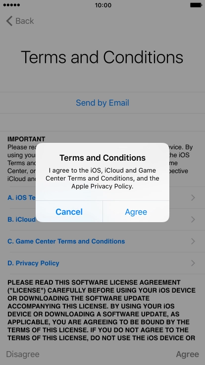 Press Agree. Press Agree.