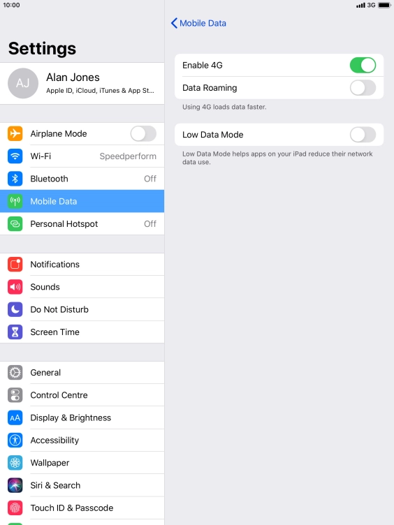 Press the indicator next to Press the indicator next to