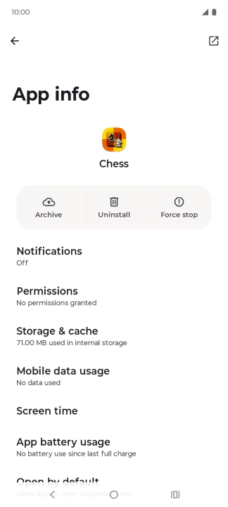 Press Storage & cache. Press Storage & cache.