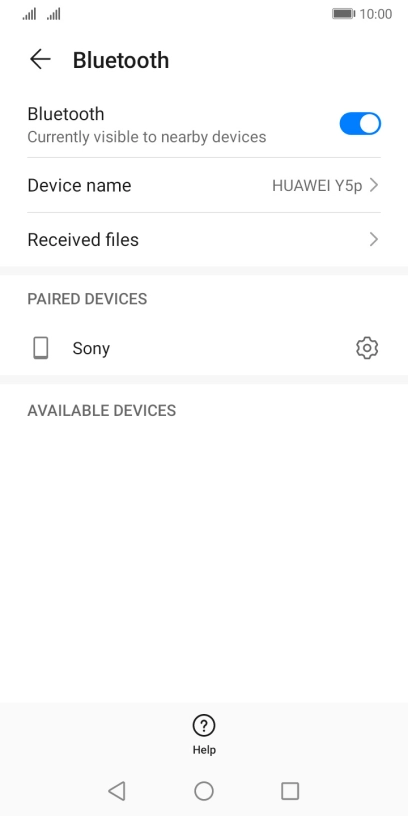 Press the Home key to return to the home screen. Press the Home key to return to the home screen.