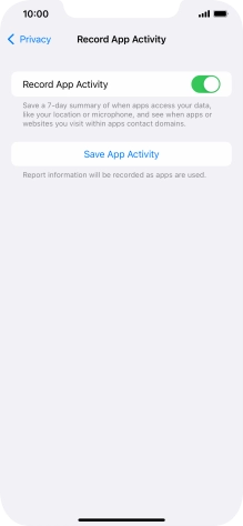 Press Save App Activity. Press Save App Activity.